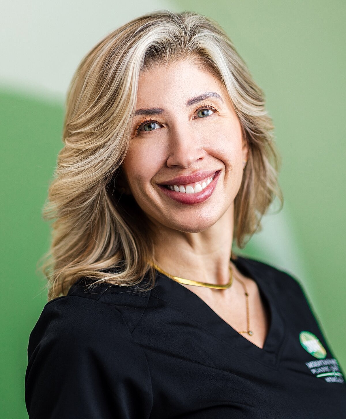 Modern living space with stylish blue chairs