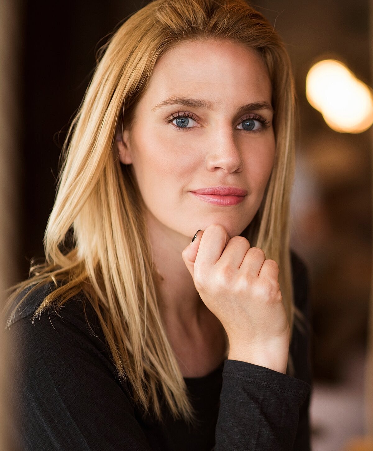 Modern living space with stylish blue chairs