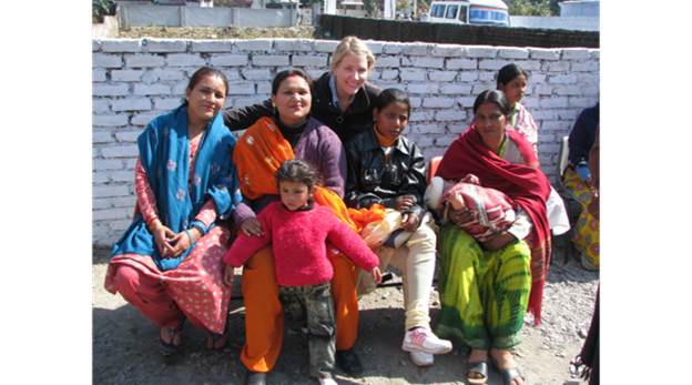 Dr. Spring on one of her humanitarian trips with ReSurge