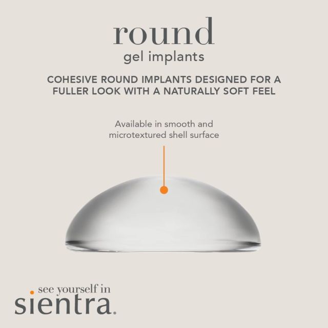 SEE THE LOOK YOU'VE ALWAYS WANTED WITH SIENTRA®’S ADVANCED COHESIVE GEL IMPLANTS. Sientra's round gel implants are designed for a fuller look for a naturally soft feel. Swipe to learn about more features and book your consultation today!
_
The patient/stories highlighted here are only examples of patient results. Individual results may vary and cannot be guaranteed. Read more about Sientra’s product safety information https://sientra.com/commitment-to-safety/
_
#SeeYourselfInSientra #Sientra #SientraImplants #BreastAugmentation #BreastImplants #BoardCertifiedPlasticSurgeon #MadeInAmerica #SientraSocial @sientrainc