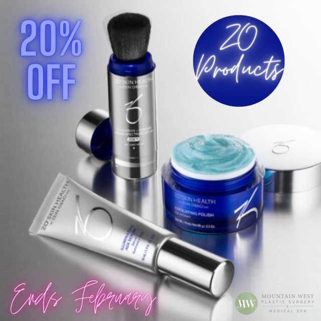 Visit MWPS to get 20% off on award-winning ZO skincare products until February. Take the skincare regimen (link below in comments) to determine the most suitable product for your skin.

 #zoproducts #skincare #mountainwestplasticsurgery #kalispell #sale